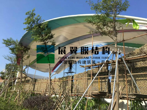 廈門海滄兒童公園張拉膜結(jié)構(gòu)看臺工程